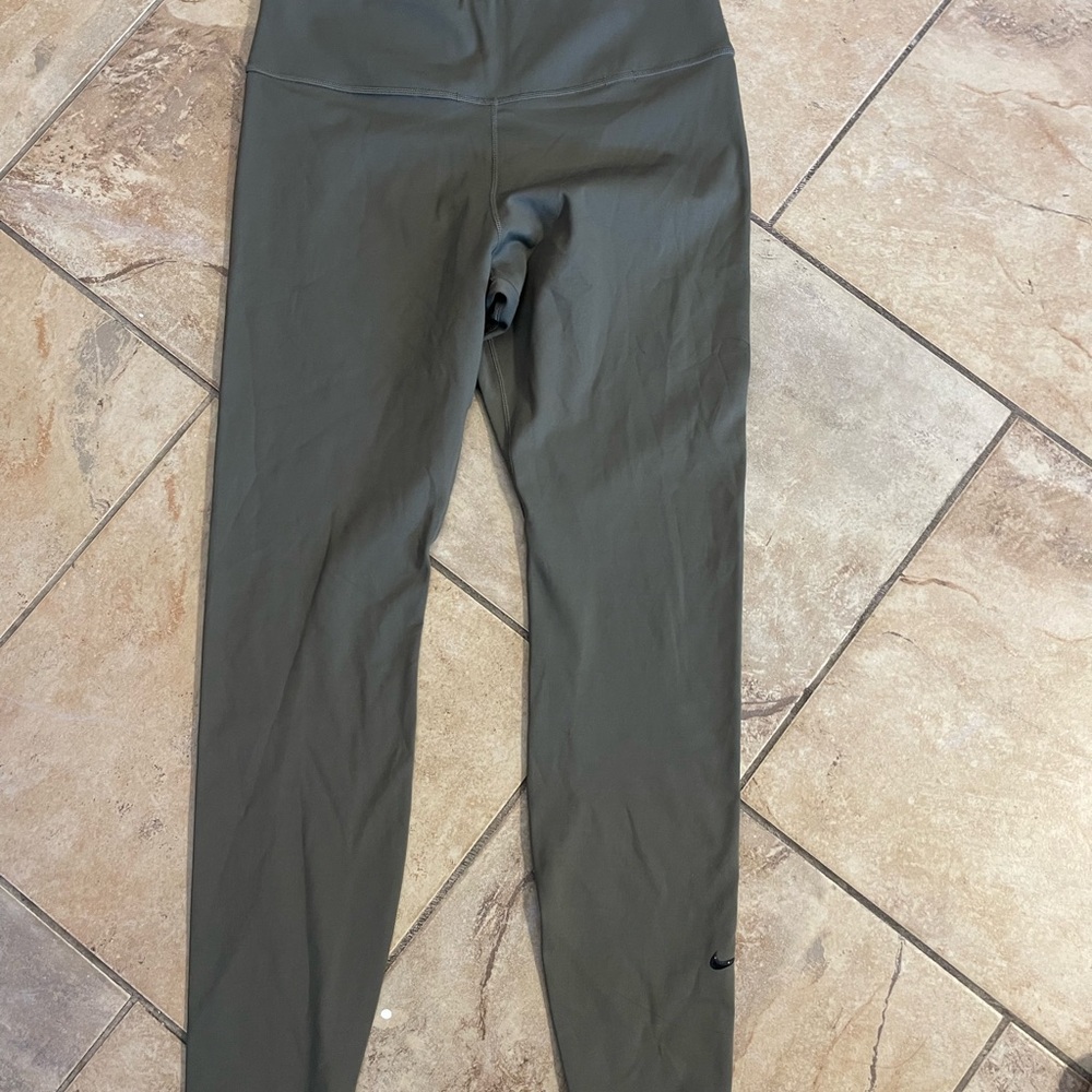 Nike Olive Green Dri-FIT Leggings